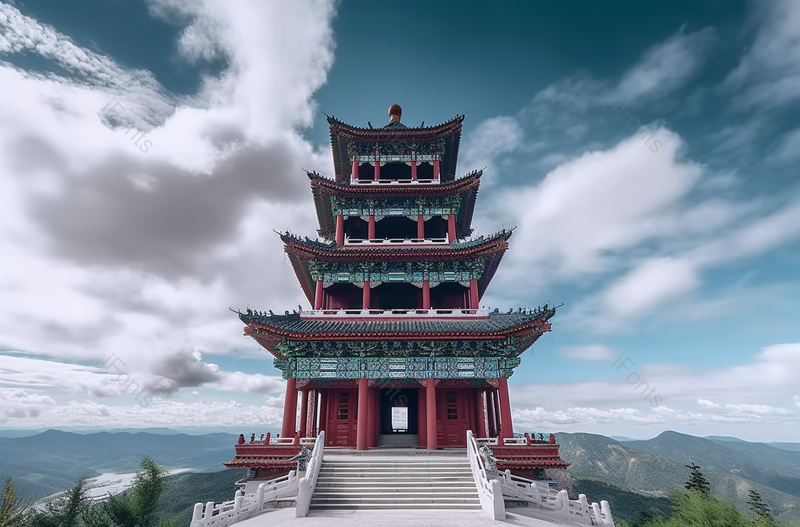 北京门头沟定都阁远古的塔中国文化著名景点,高清,摄影图,摄影图片,图片大全,摄影图免费下载